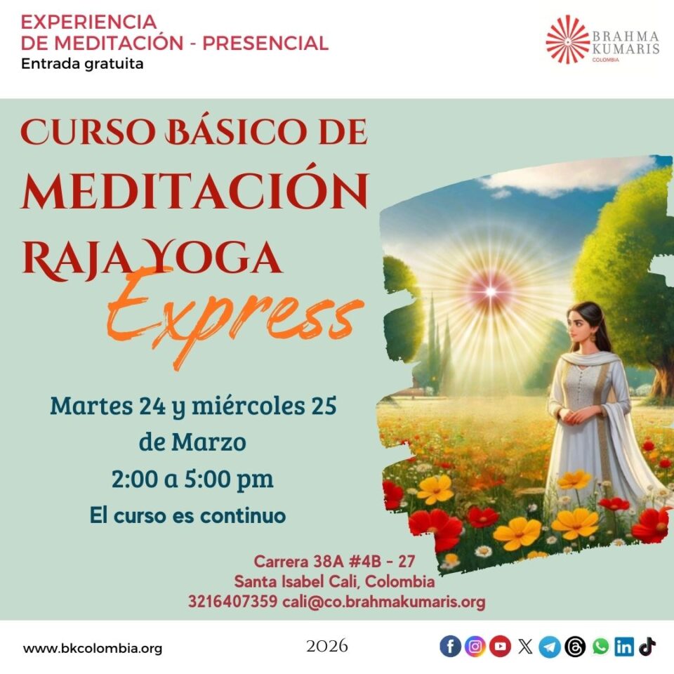 24 Marzo Mart, Curso Medita Express